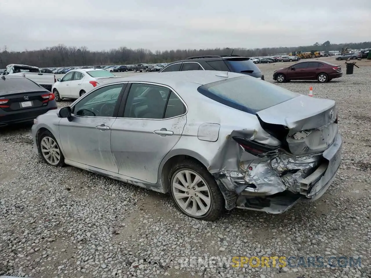 2 fotografías del automóvil dañado 4T1C11AK2MU609942 TOYOTA CAMRY 2021