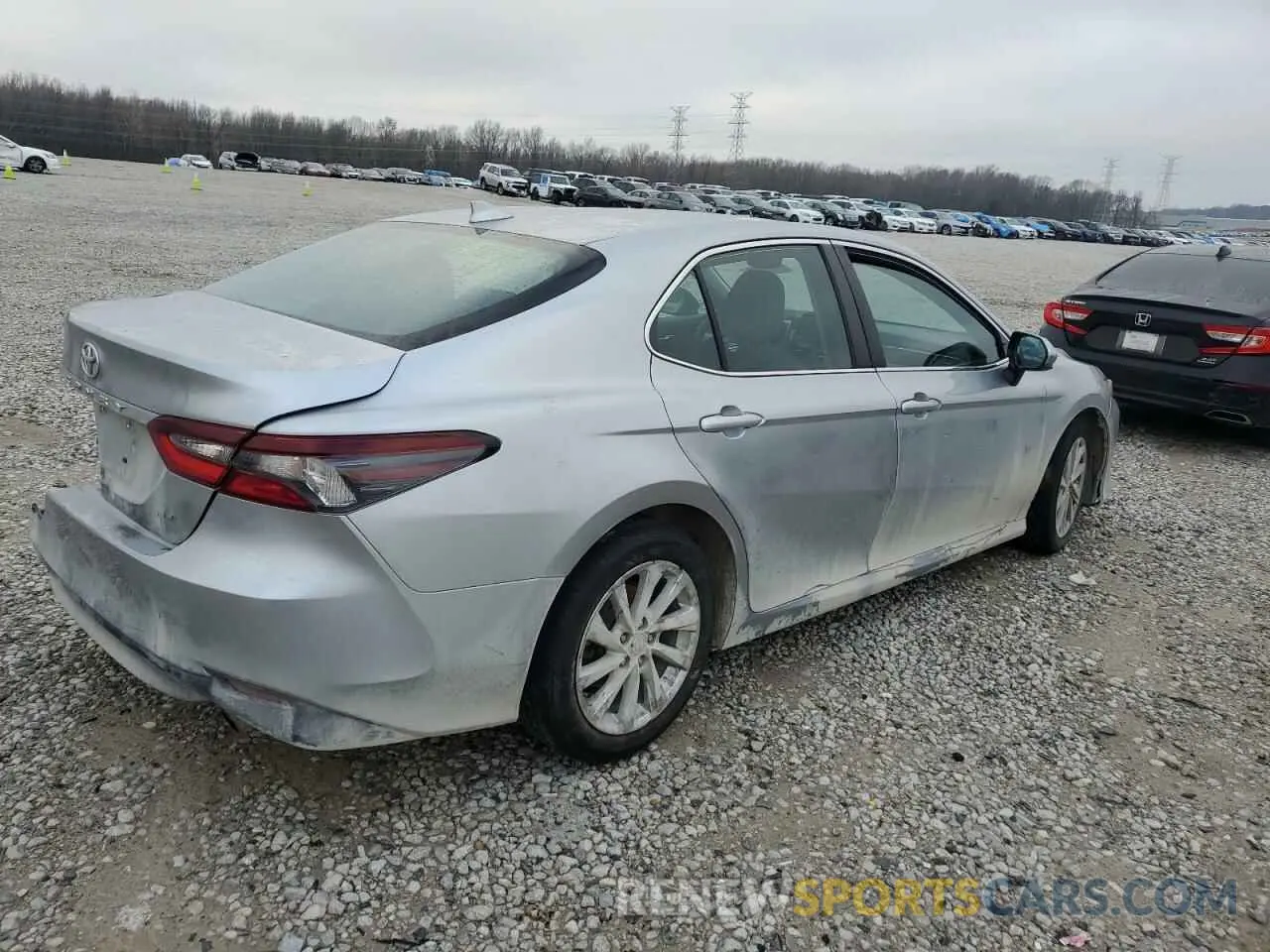 3 fotografías del automóvil dañado 4T1C11AK2MU609942 TOYOTA CAMRY 2021