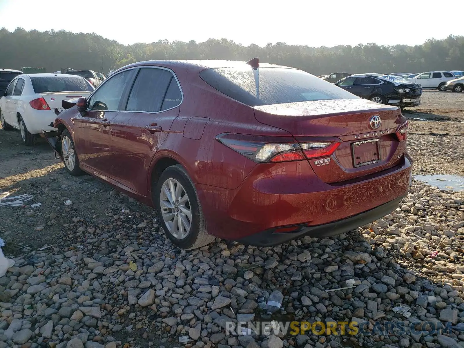 3 fotografías del automóvil dañado 4T1C11AK3MU444662 TOYOTA CAMRY 2021