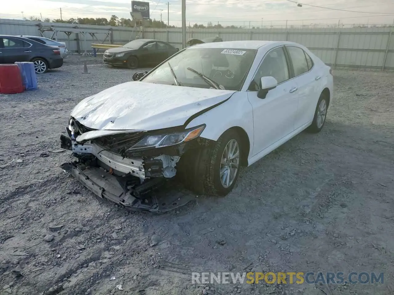 2 fotografías del automóvil dañado 4T1C11AK3MU521336 TOYOTA CAMRY 2021