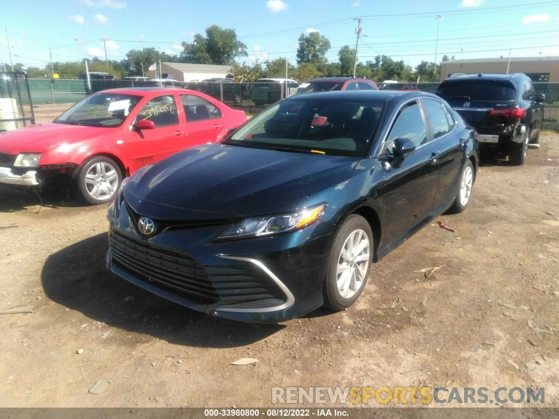 2 fotografías del automóvil dañado 4T1C11AK3MU526794 TOYOTA CAMRY 2021
