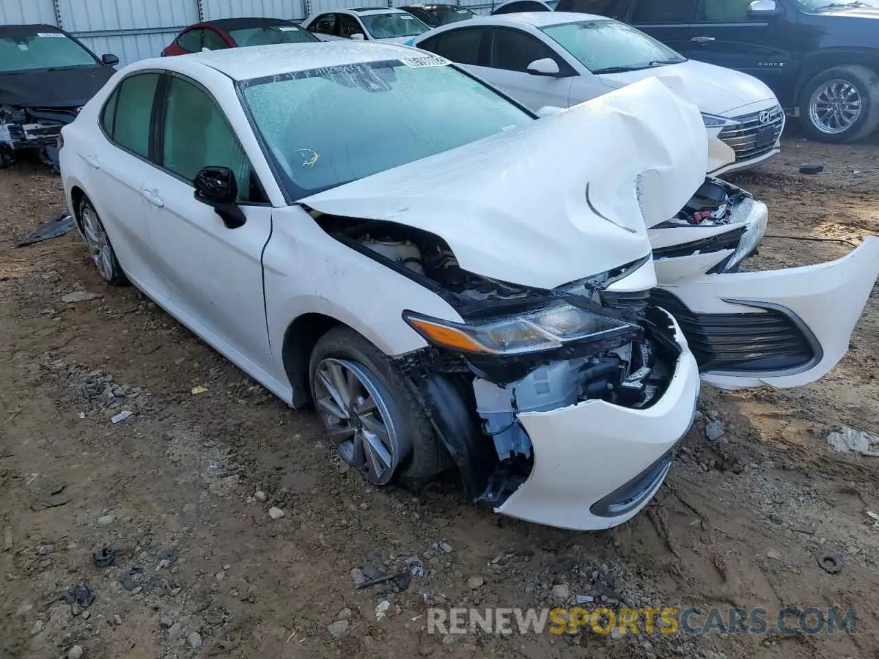 1 fotografías del automóvil dañado 4T1C11AK4MU445884 TOYOTA CAMRY 2021