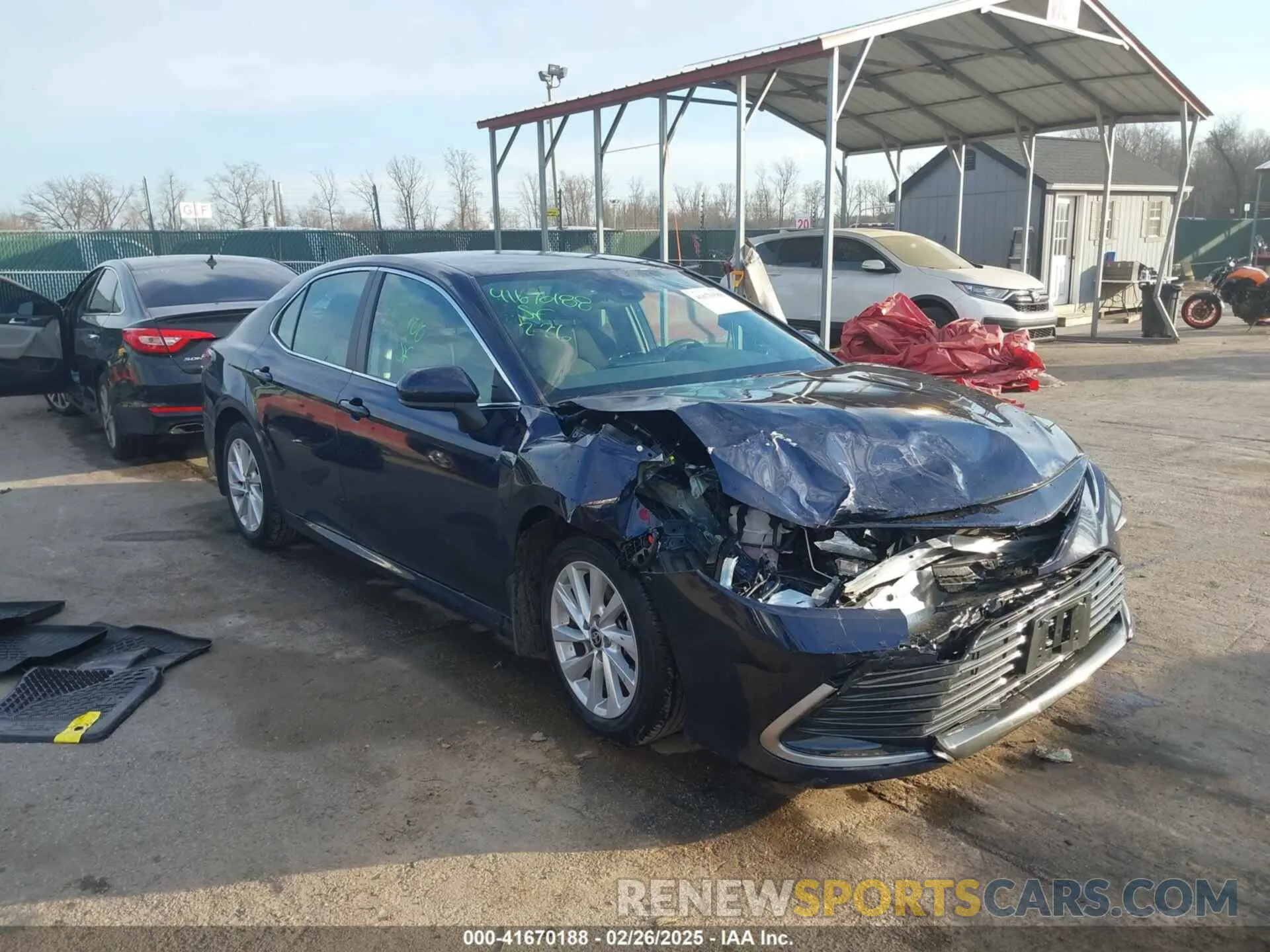 1 fotografías del automóvil dañado 4T1C11AK4MU461468 TOYOTA CAMRY 2021