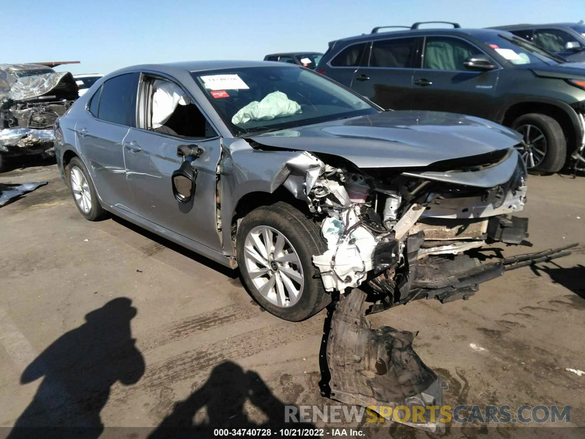 1 fotografías del automóvil dañado 4T1C11AK4MU494521 TOYOTA CAMRY 2021