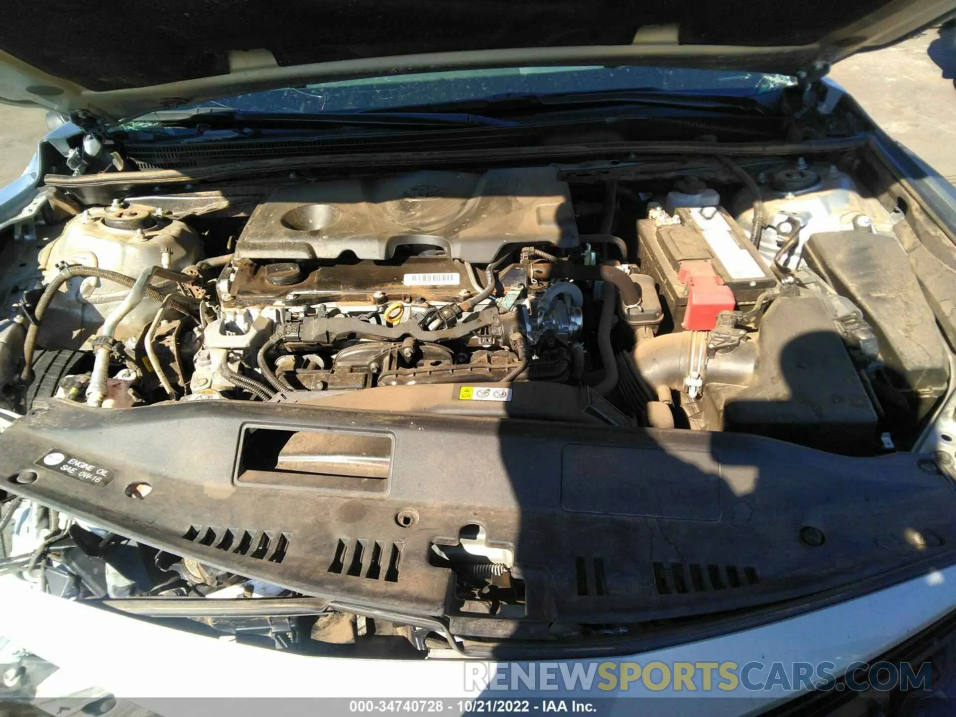 10 fotografías del automóvil dañado 4T1C11AK4MU494521 TOYOTA CAMRY 2021