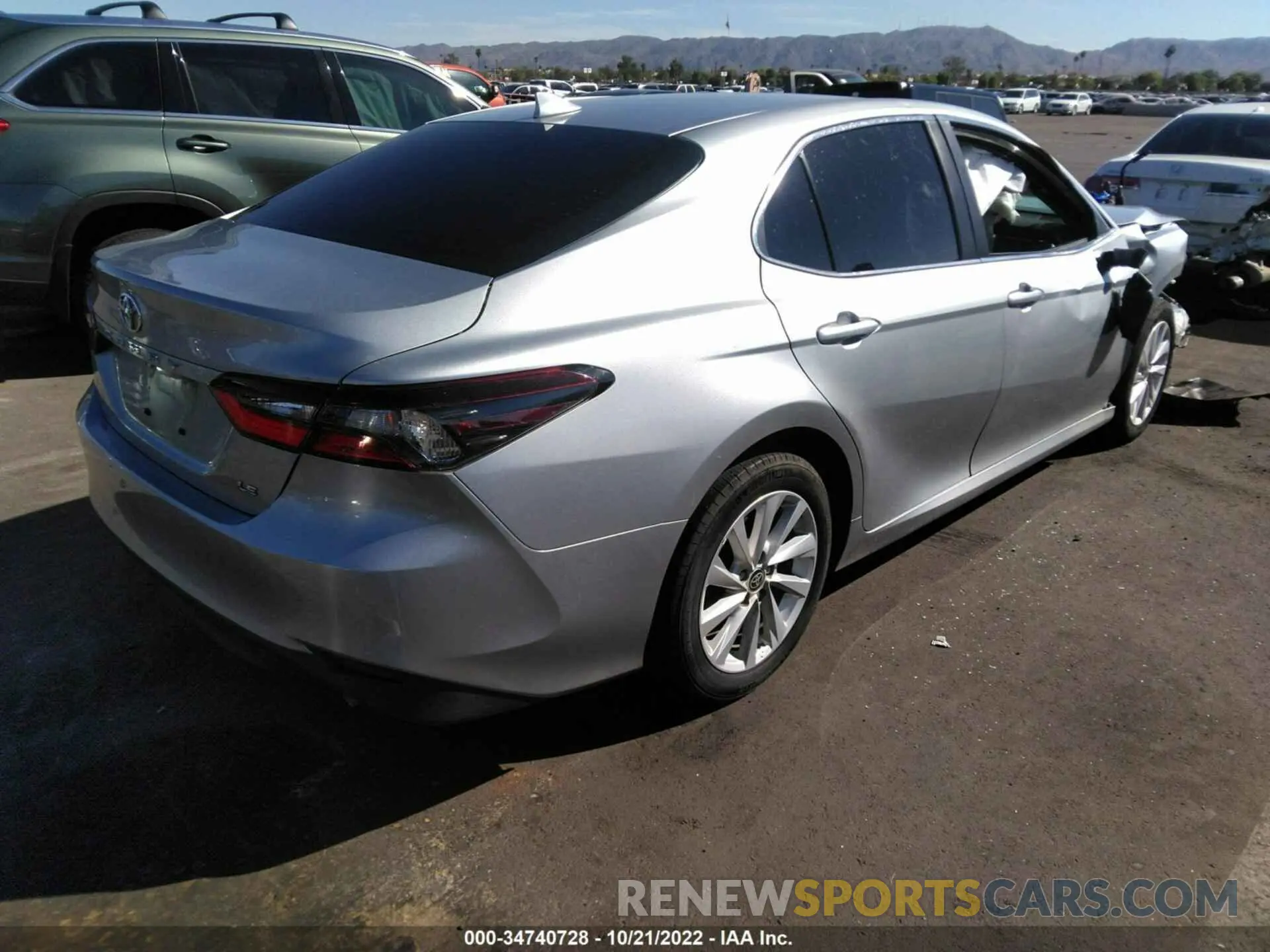 4 fotografías del automóvil dañado 4T1C11AK4MU494521 TOYOTA CAMRY 2021