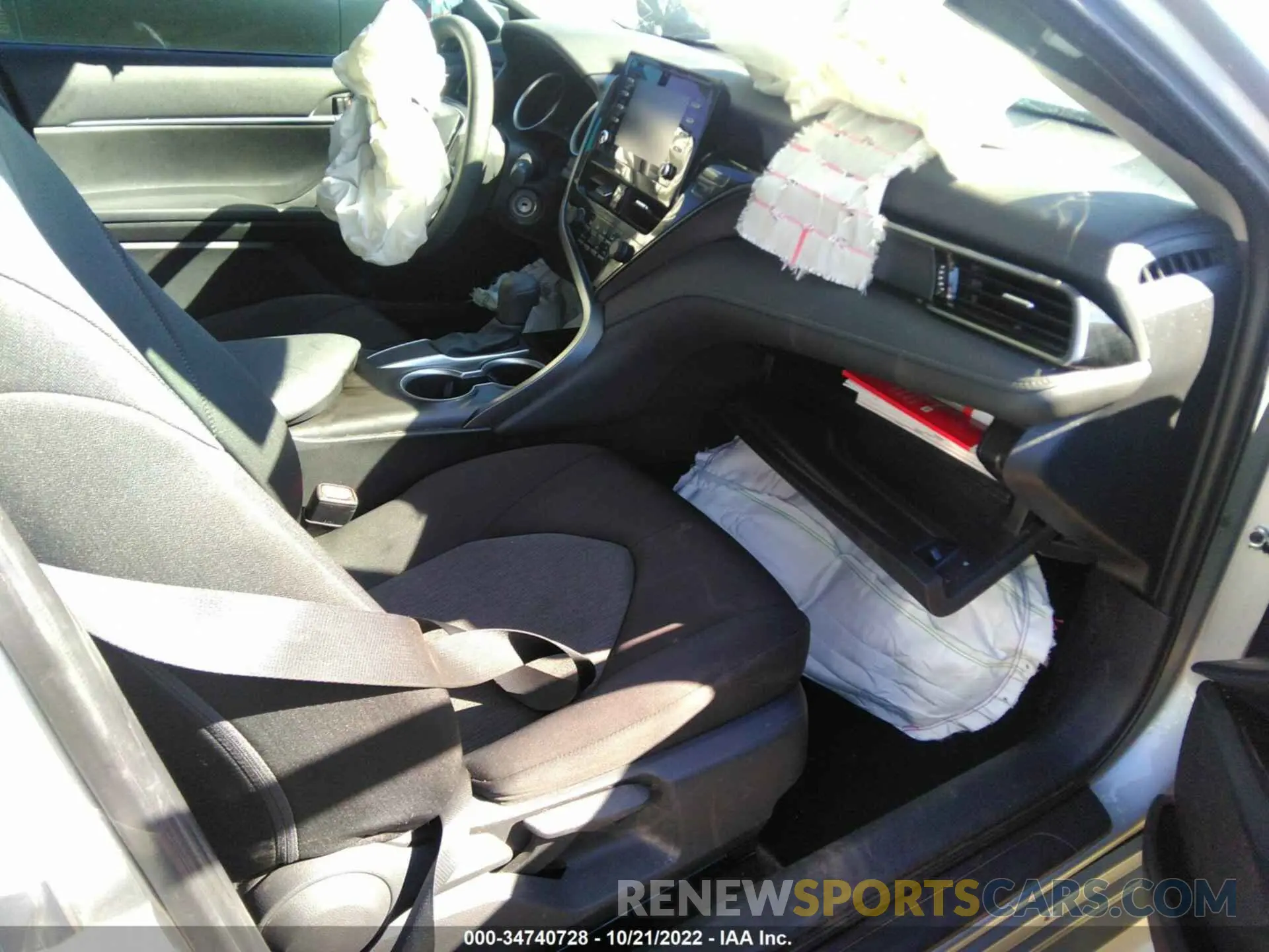 5 fotografías del automóvil dañado 4T1C11AK4MU494521 TOYOTA CAMRY 2021
