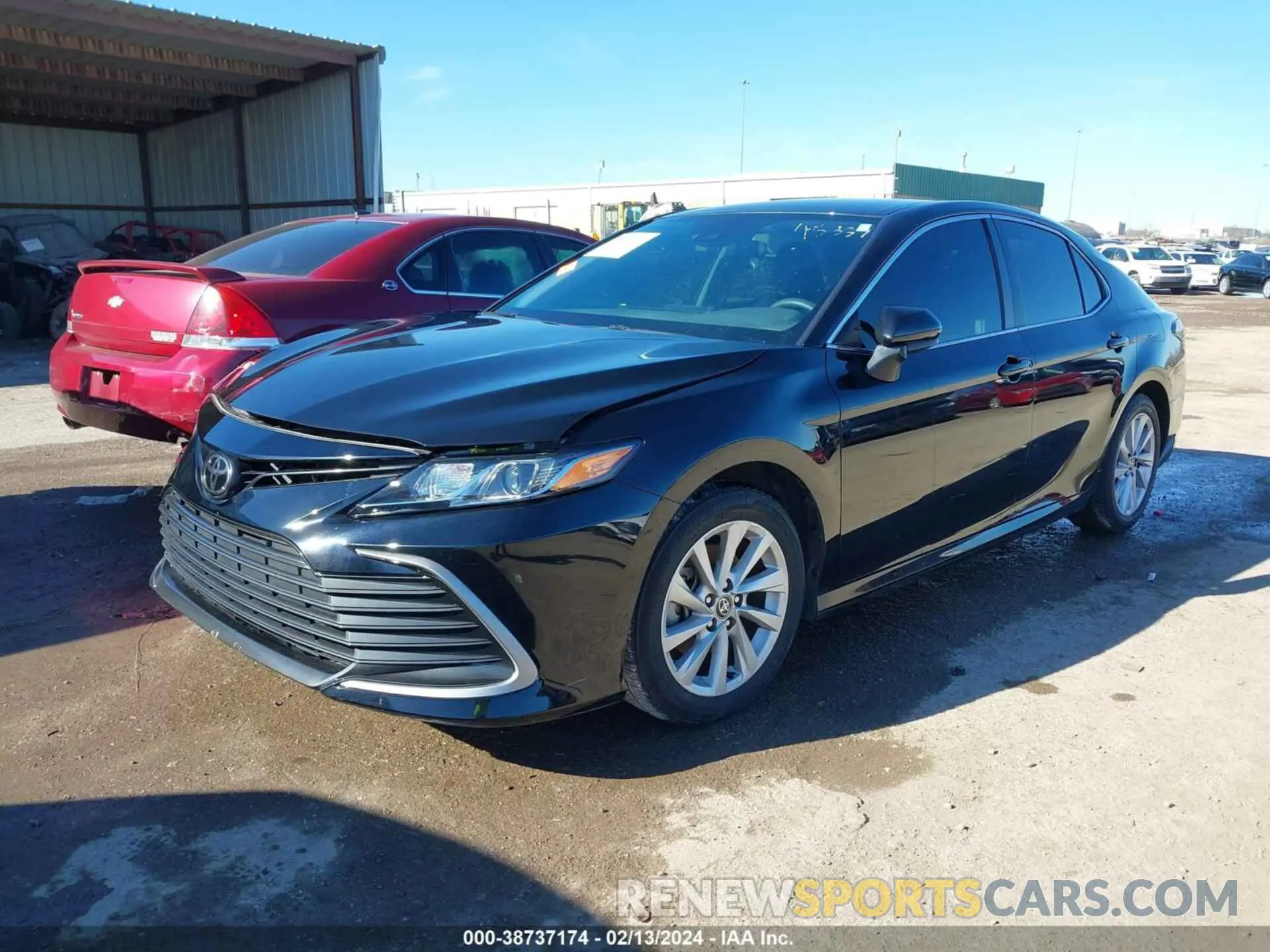 2 fotografías del automóvil dañado 4T1C11AK5MU453377 TOYOTA CAMRY 2021