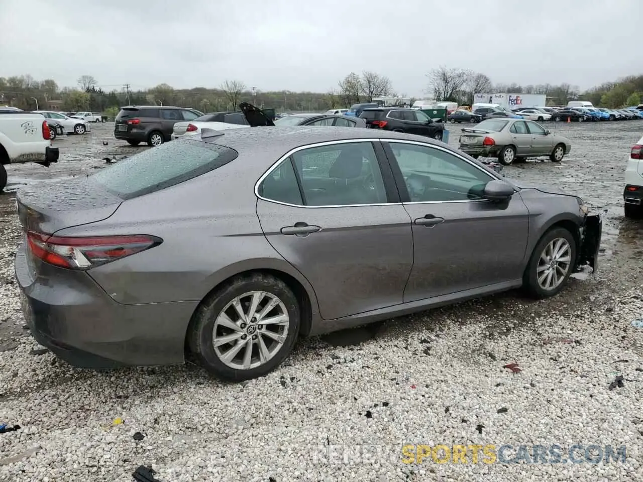 3 fotografías del automóvil dañado 4T1C11AK5MU453847 TOYOTA CAMRY 2021