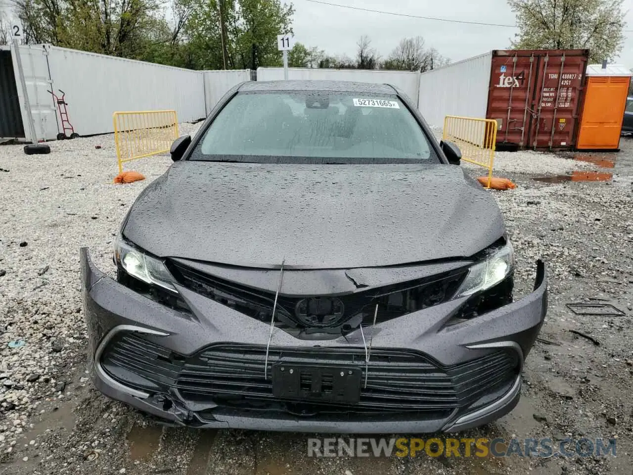 5 fotografías del automóvil dañado 4T1C11AK5MU453847 TOYOTA CAMRY 2021