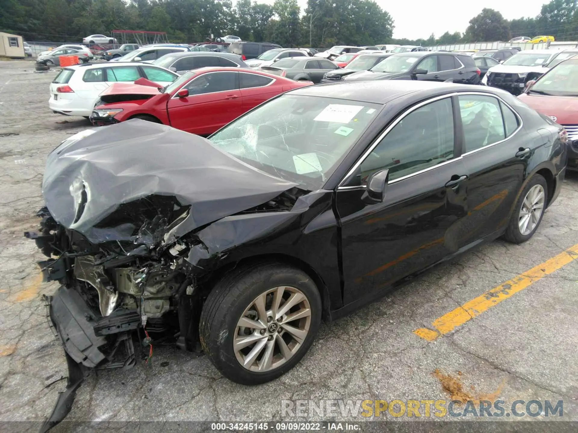 2 fotografías del automóvil dañado 4T1C11AK5MU496830 TOYOTA CAMRY 2021
