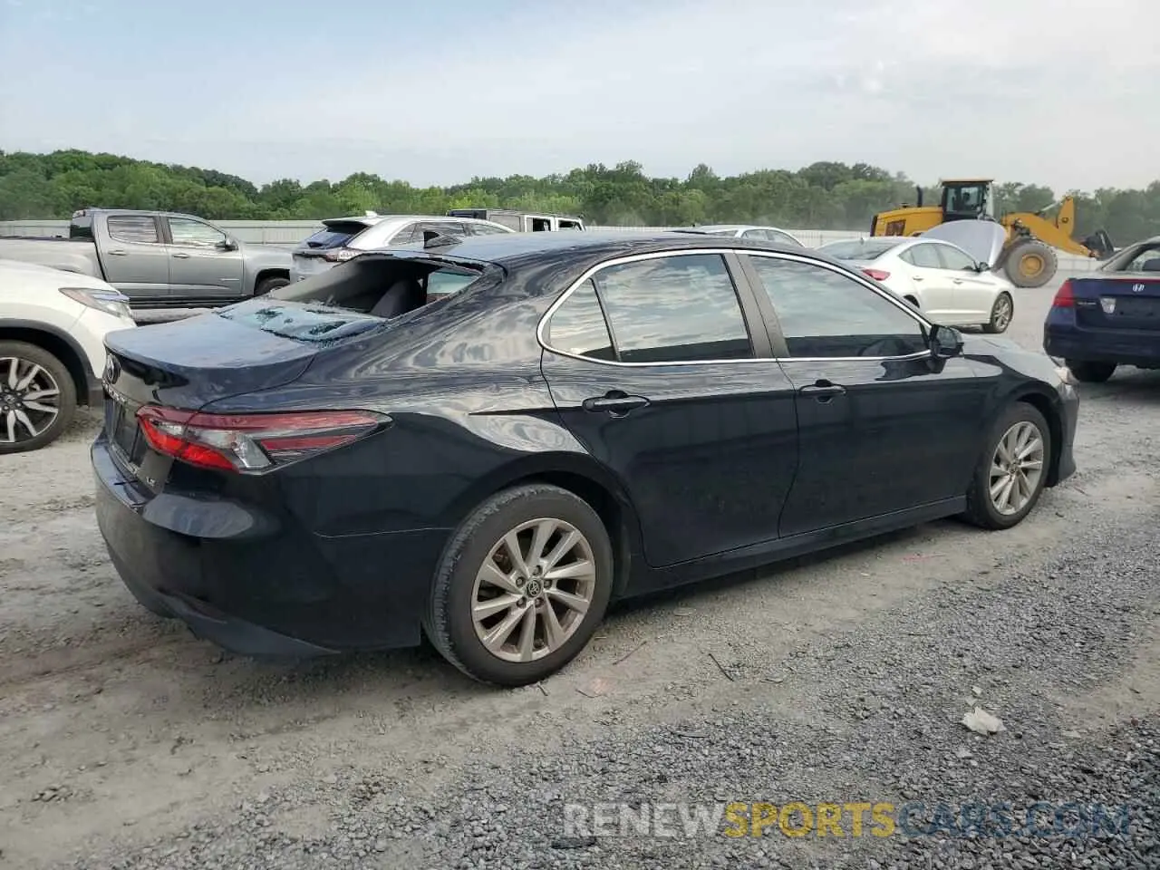 3 fotografías del automóvil dañado 4T1C11AK5MU529583 TOYOTA CAMRY 2021