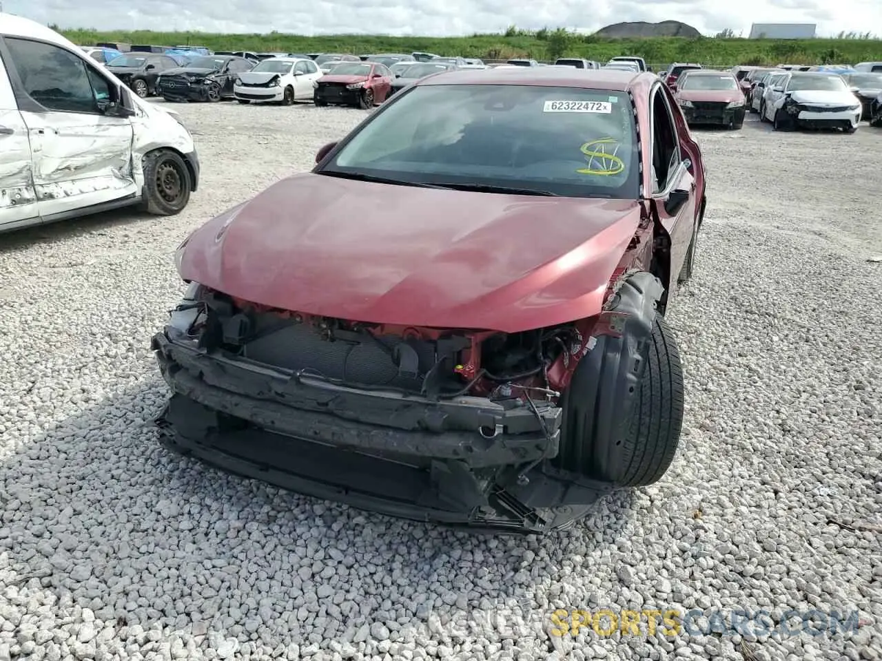 9 fotografías del automóvil dañado 4T1C11AK7MU546109 TOYOTA CAMRY 2021