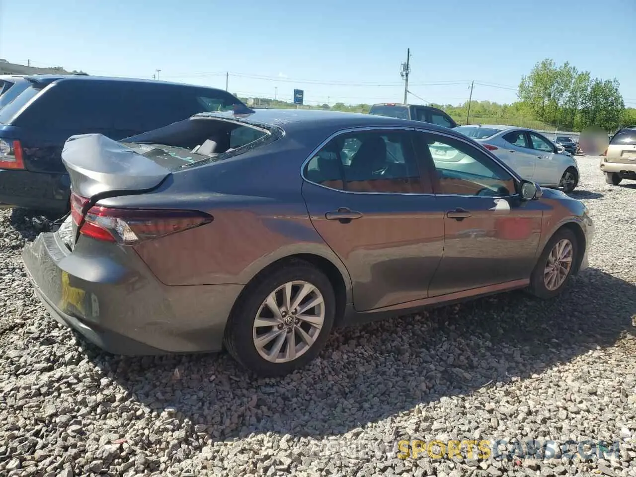 3 fotografías del automóvil dañado 4T1C11AK7MU575335 TOYOTA CAMRY 2021