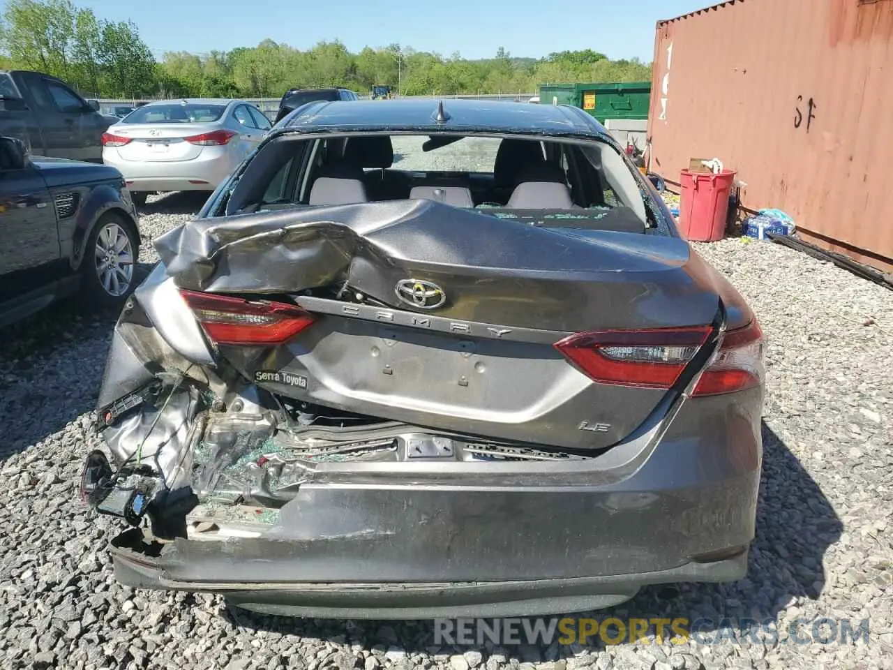 6 fotografías del automóvil dañado 4T1C11AK7MU575335 TOYOTA CAMRY 2021