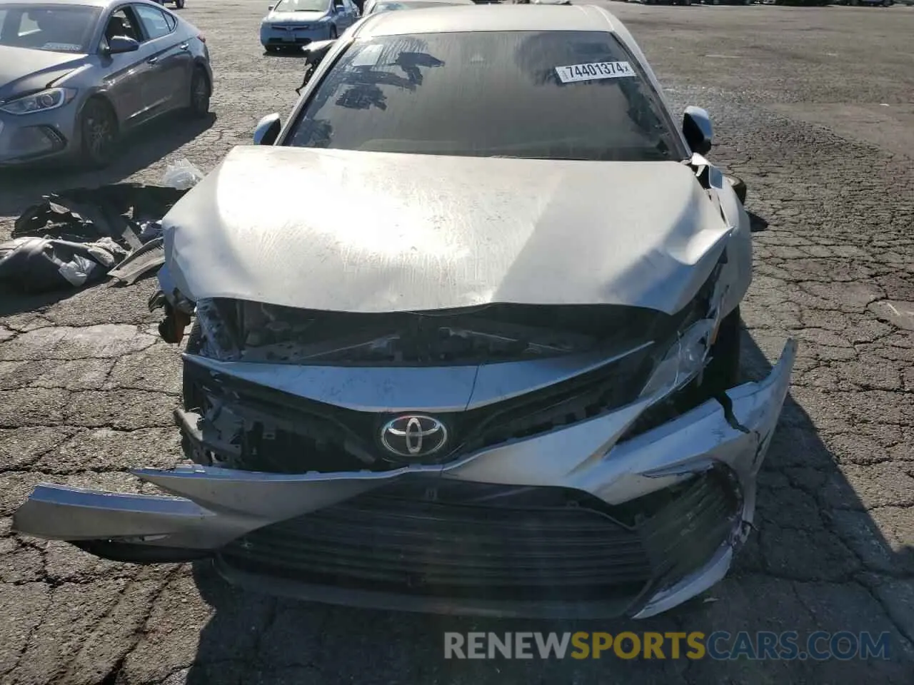 5 fotografías del automóvil dañado 4T1C11AK7MU587467 TOYOTA CAMRY 2021