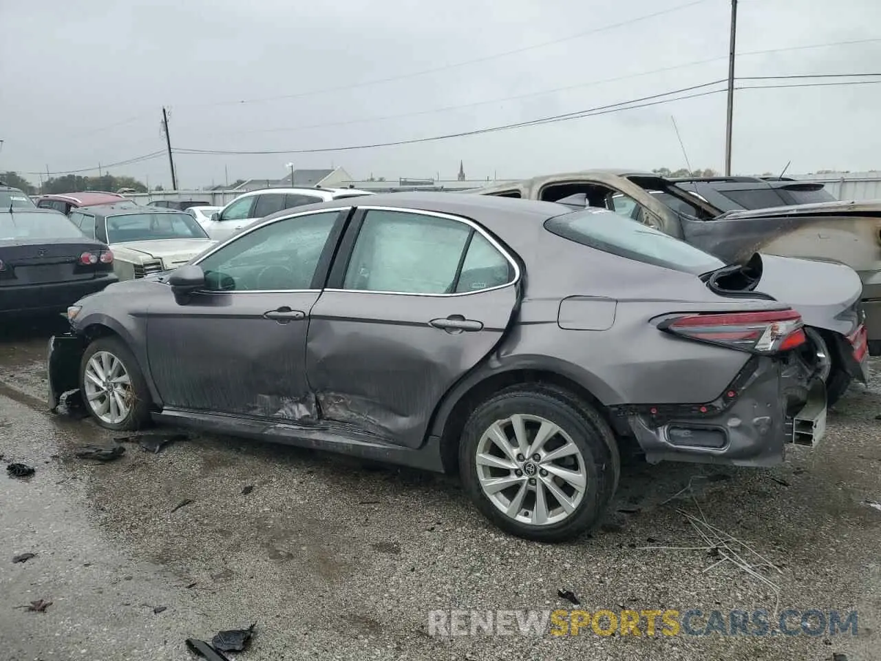 2 fotografías del automóvil dañado 4T1C11AK7MU590773 TOYOTA CAMRY 2021
