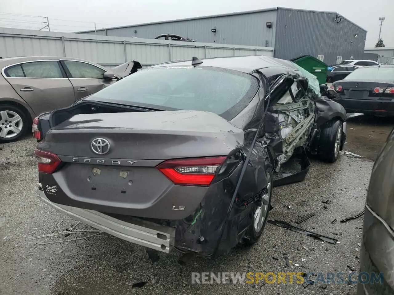 3 fotografías del automóvil dañado 4T1C11AK7MU590773 TOYOTA CAMRY 2021