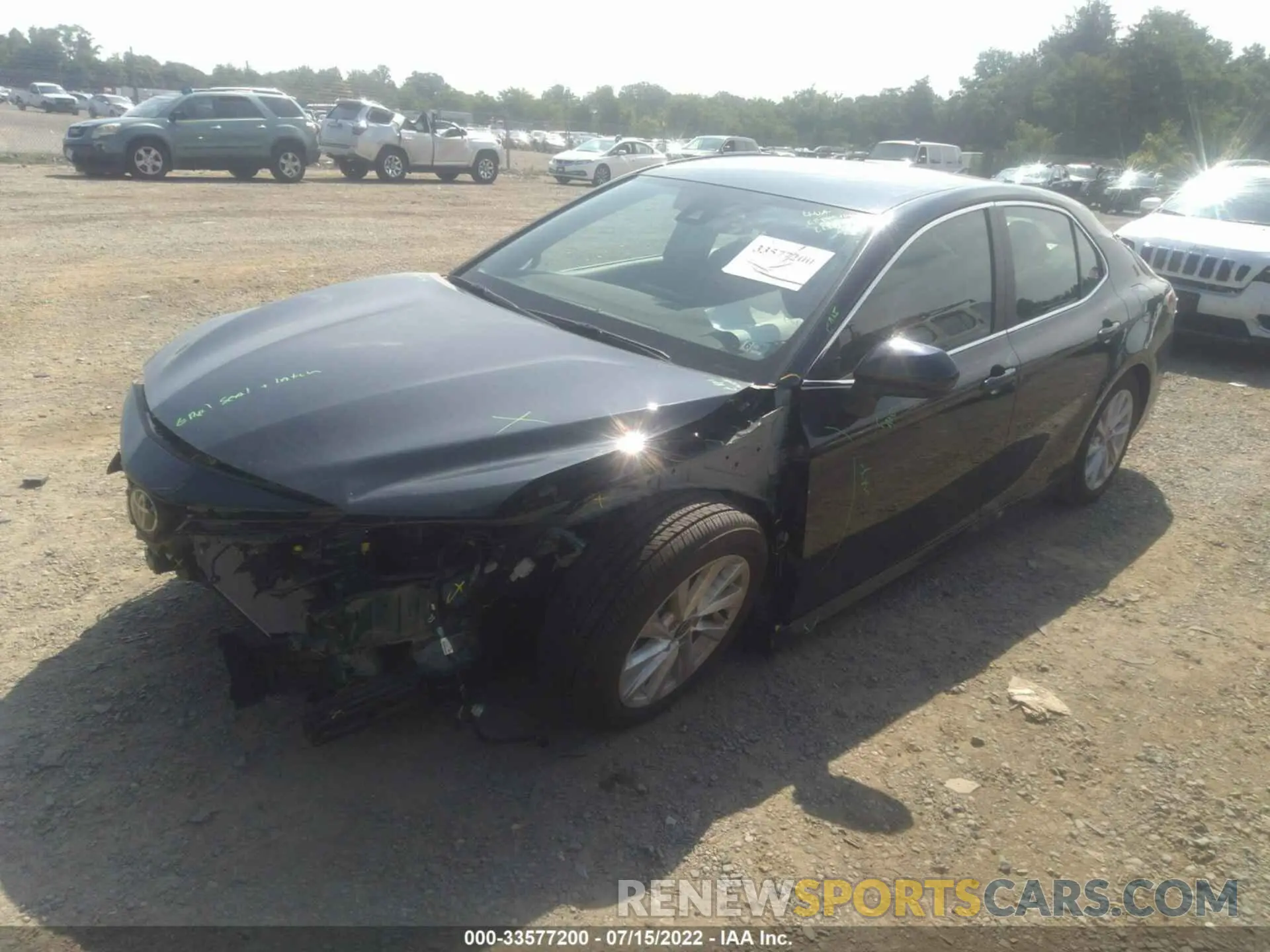 2 fotografías del automóvil dañado 4T1C11AK9MU476953 TOYOTA CAMRY 2021