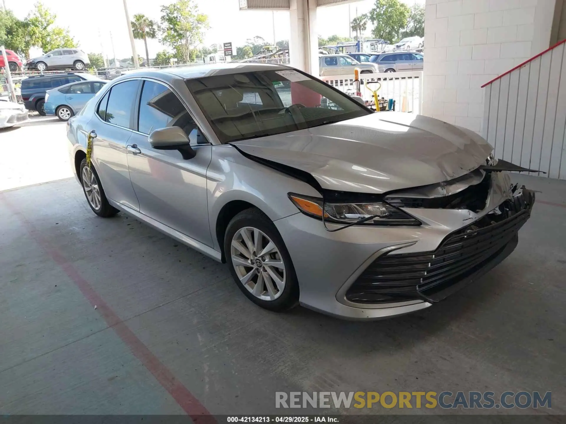 1 fotografías del automóvil dañado 4T1C11AKXMU569254 TOYOTA CAMRY 2021