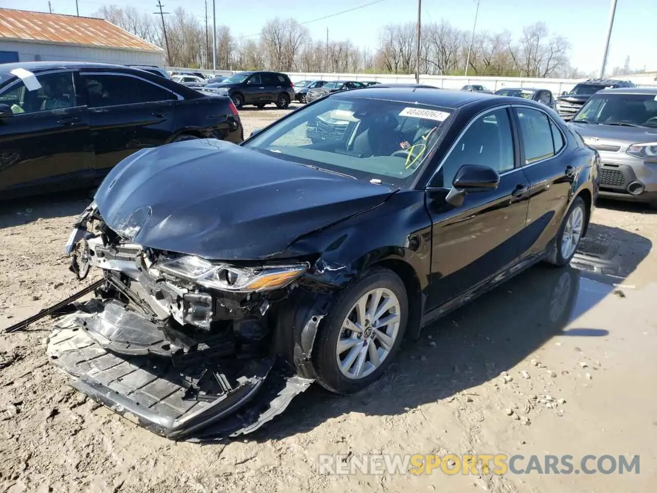 2 fotografías del automóvil dañado 4T1C11AKXMU571635 TOYOTA CAMRY 2021