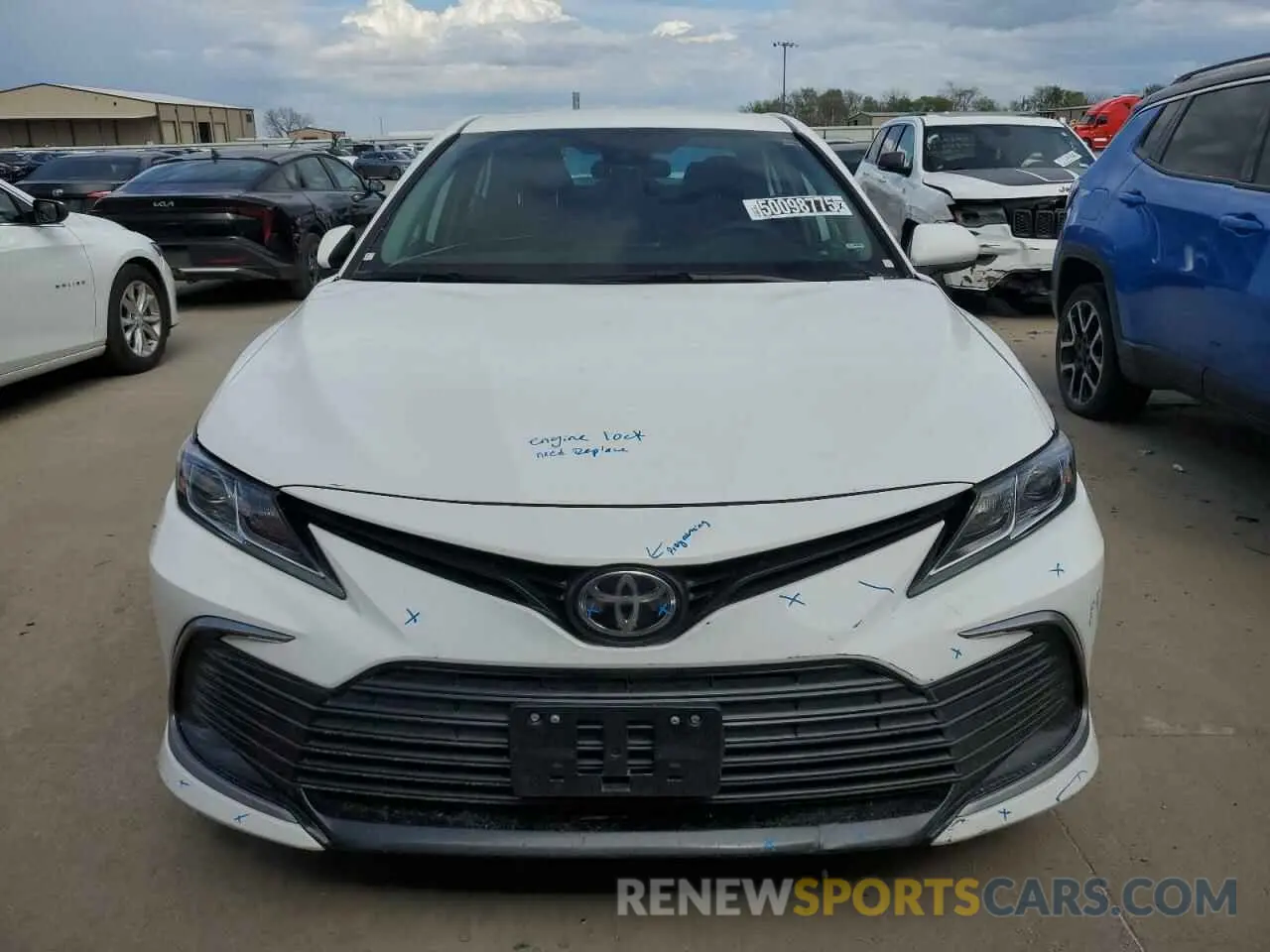 5 fotografías del automóvil dañado 4T1C11AKXMU592775 TOYOTA CAMRY 2021