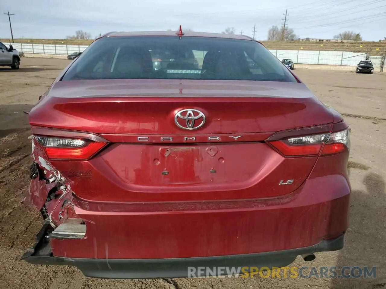 6 fotografías del automóvil dañado 4T1C11AKXMU599791 TOYOTA CAMRY 2021