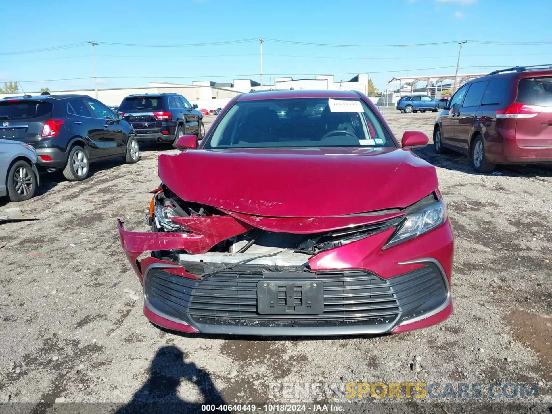 12 fotografías del automóvil dañado 4T1C11BK0MU020953 TOYOTA CAMRY 2021