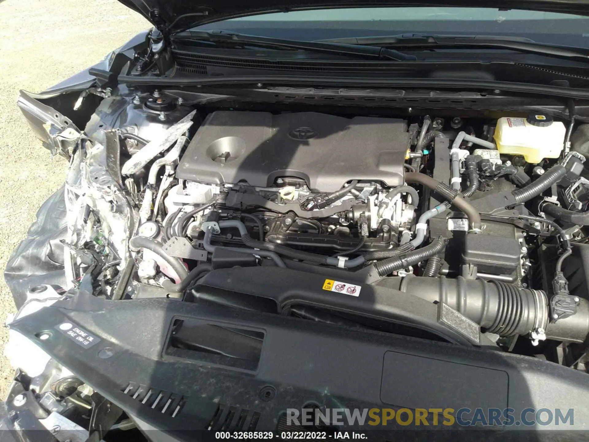 10 fotografías del automóvil dañado 4T1C31AK1MU030256 TOYOTA CAMRY 2021