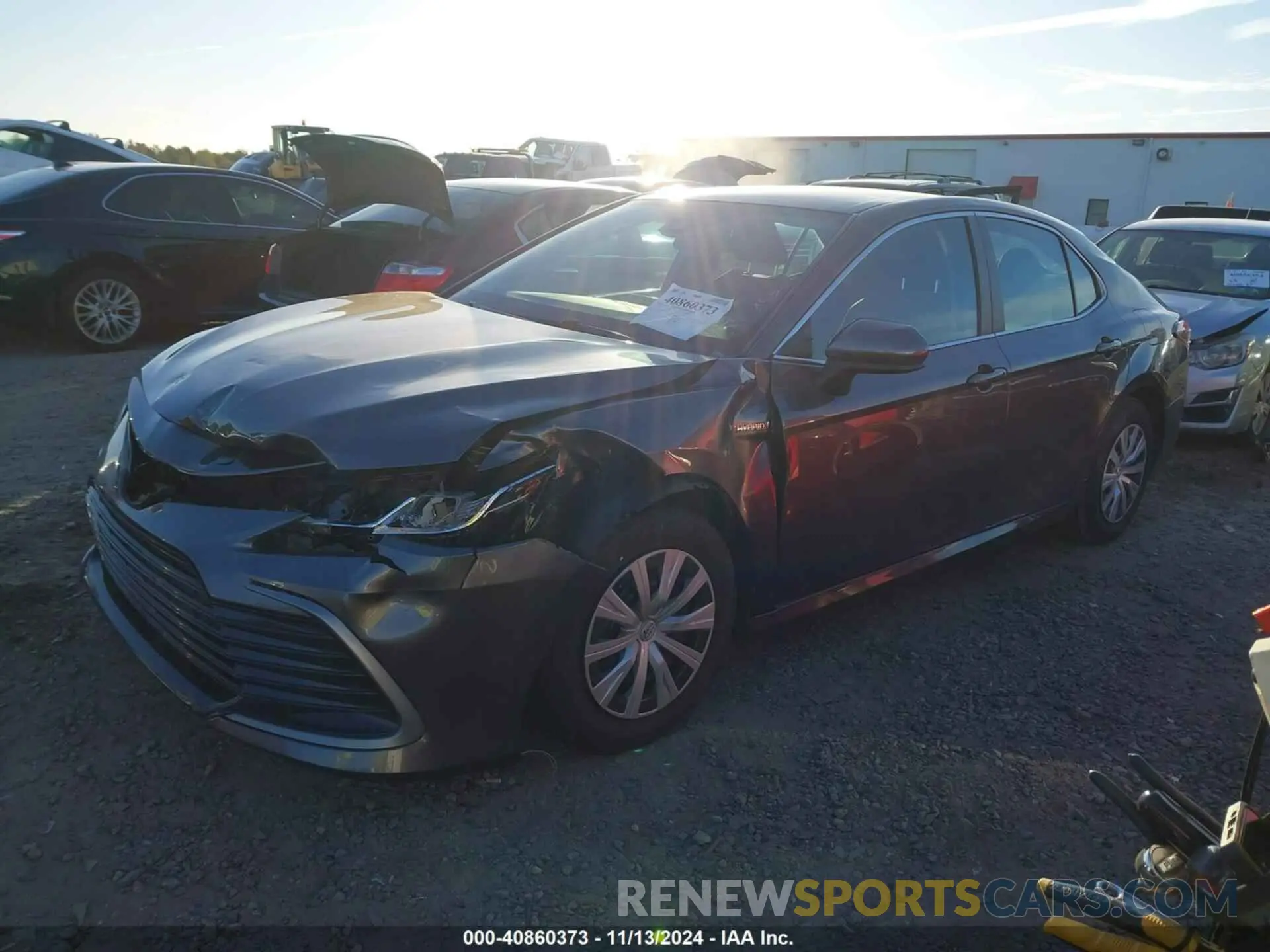 2 fotografías del automóvil dañado 4T1C31AK1MU555589 TOYOTA CAMRY 2021