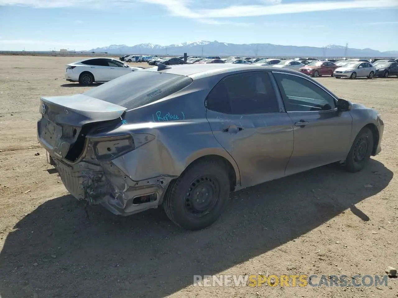 3 fotografías del automóvil dañado 4T1C31AK2MU553138 TOYOTA CAMRY 2021