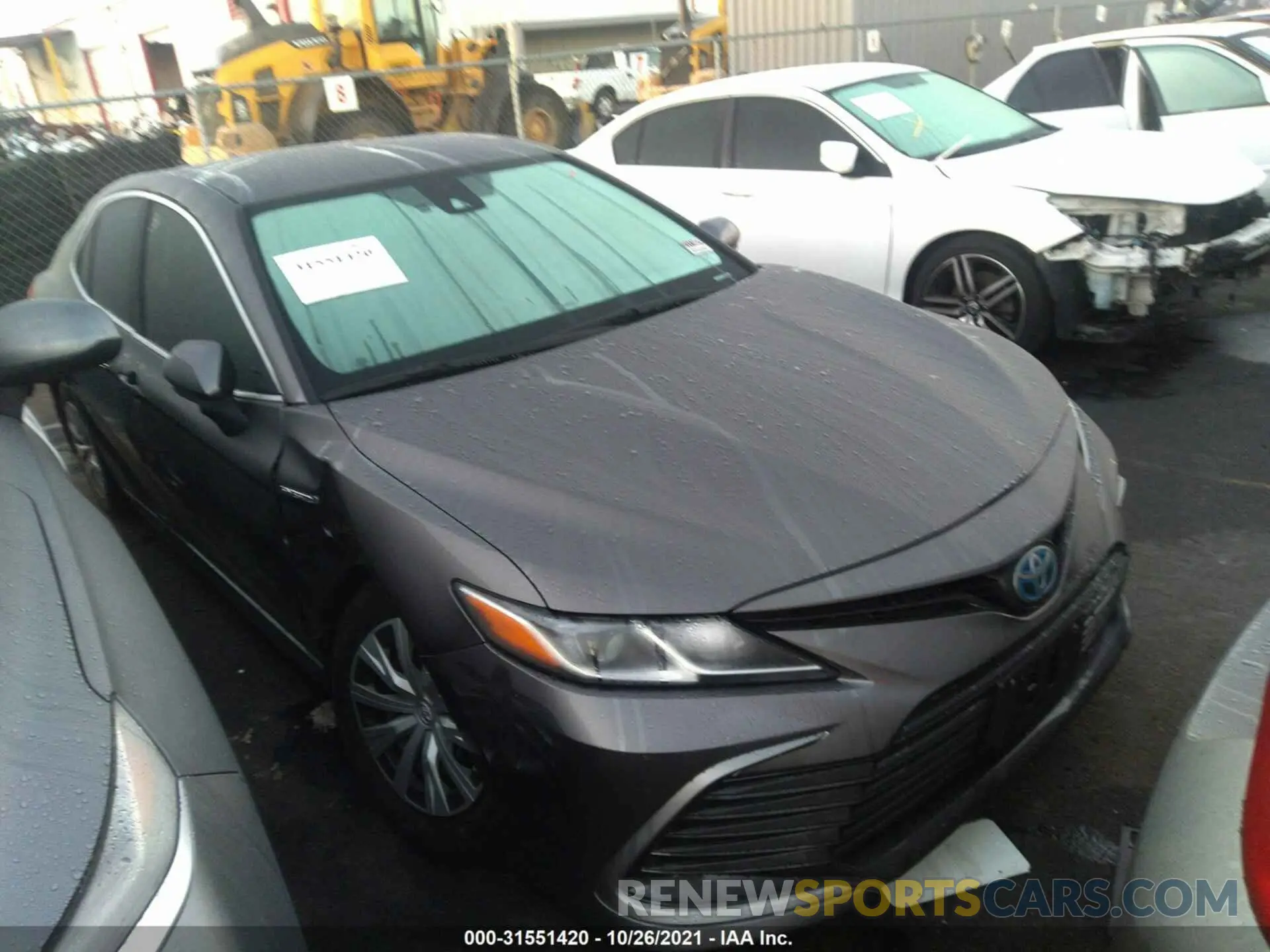 1 fotografías del automóvil dañado 4T1C31AK3MU551690 TOYOTA CAMRY 2021