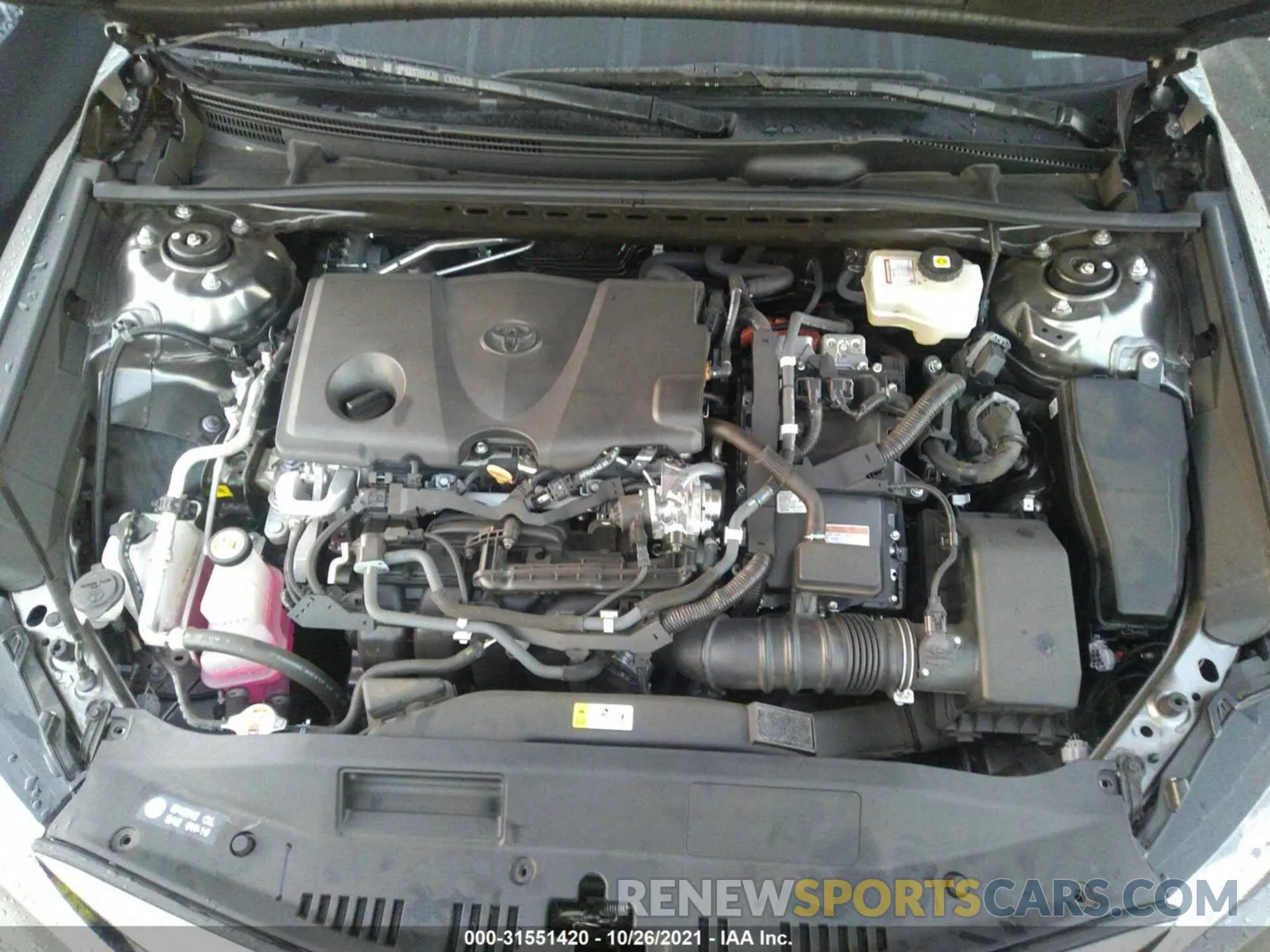 10 fotografías del automóvil dañado 4T1C31AK3MU551690 TOYOTA CAMRY 2021