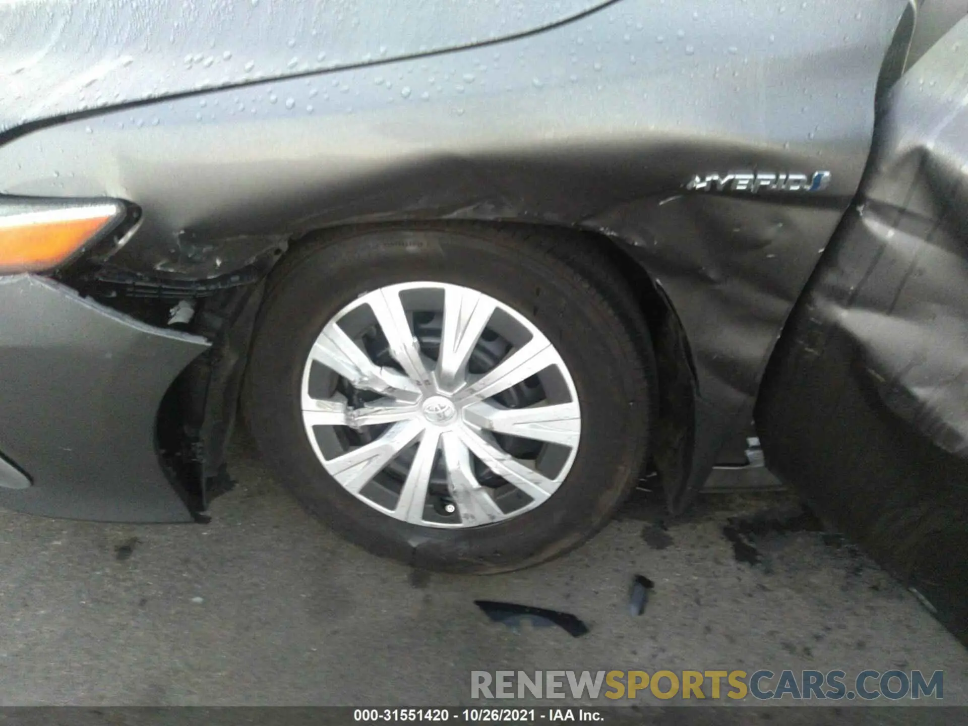 6 fotografías del automóvil dañado 4T1C31AK3MU551690 TOYOTA CAMRY 2021