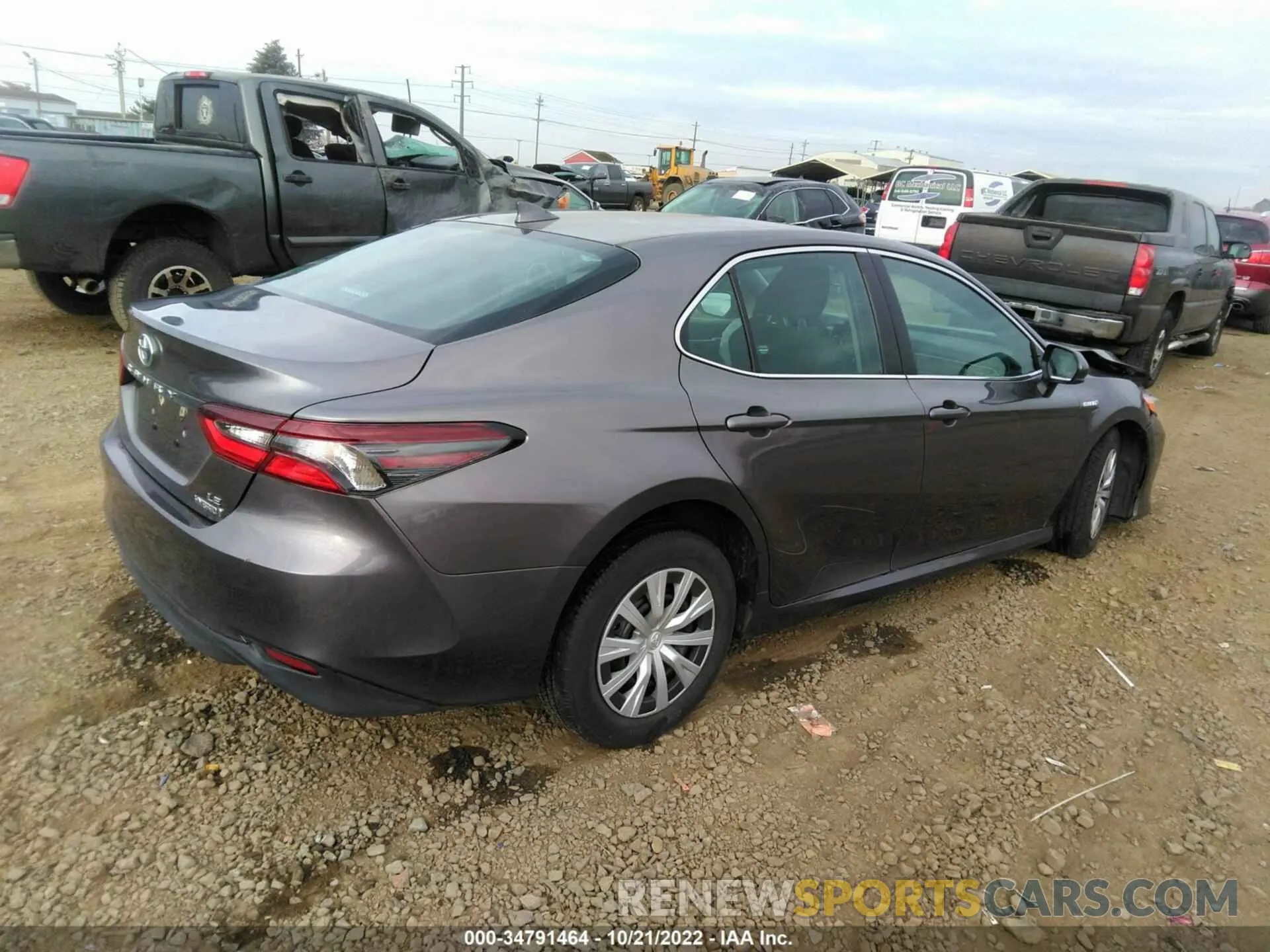 4 fotografías del automóvil dañado 4T1C31AK5MU030146 TOYOTA CAMRY 2021