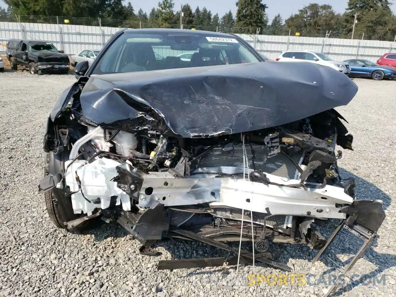 9 fotografías del automóvil dañado 4T1C31AK5MU551111 TOYOTA CAMRY 2021