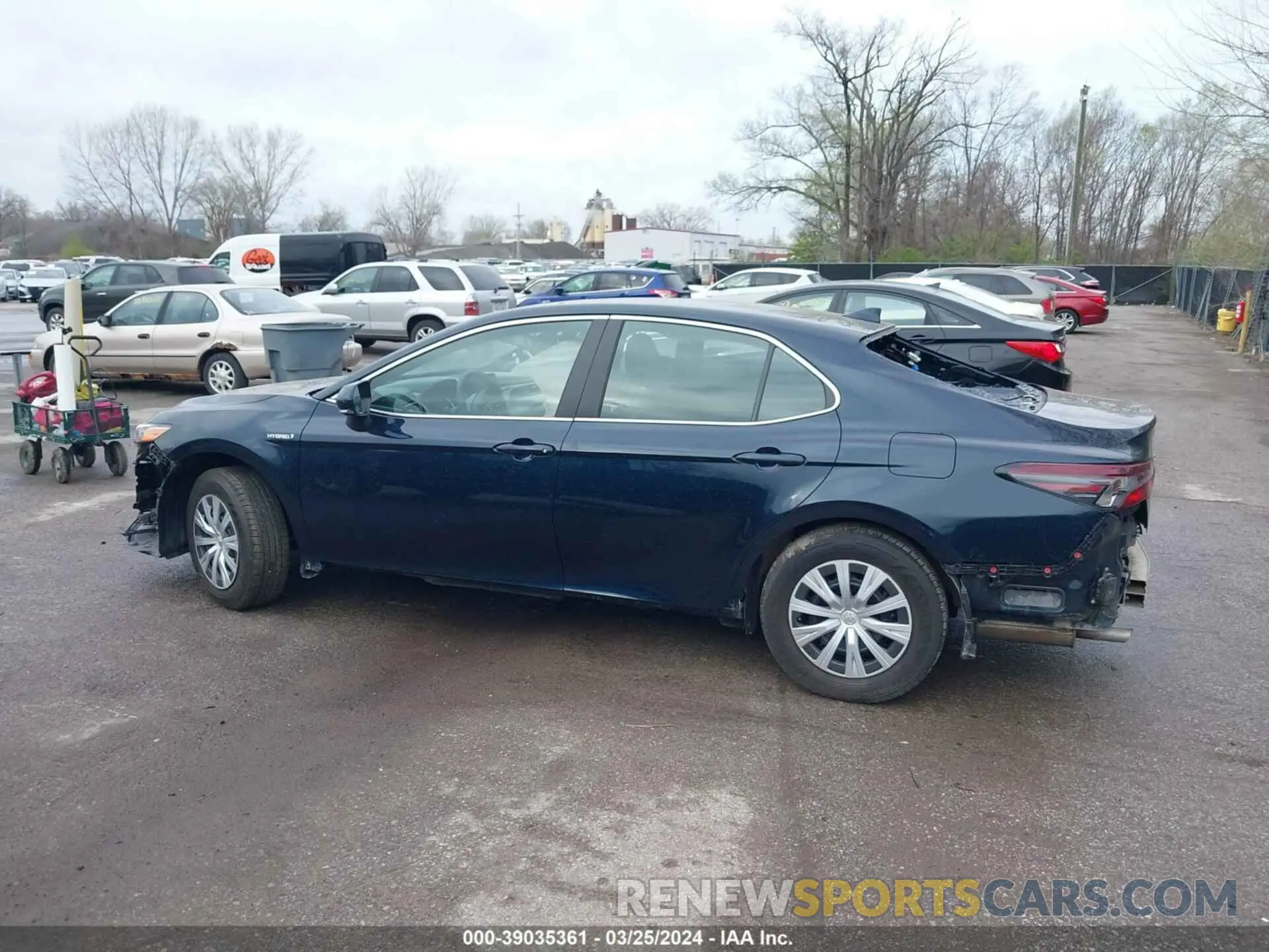 15 fotografías del automóvil dañado 4T1C31AK5MU551318 TOYOTA CAMRY 2021