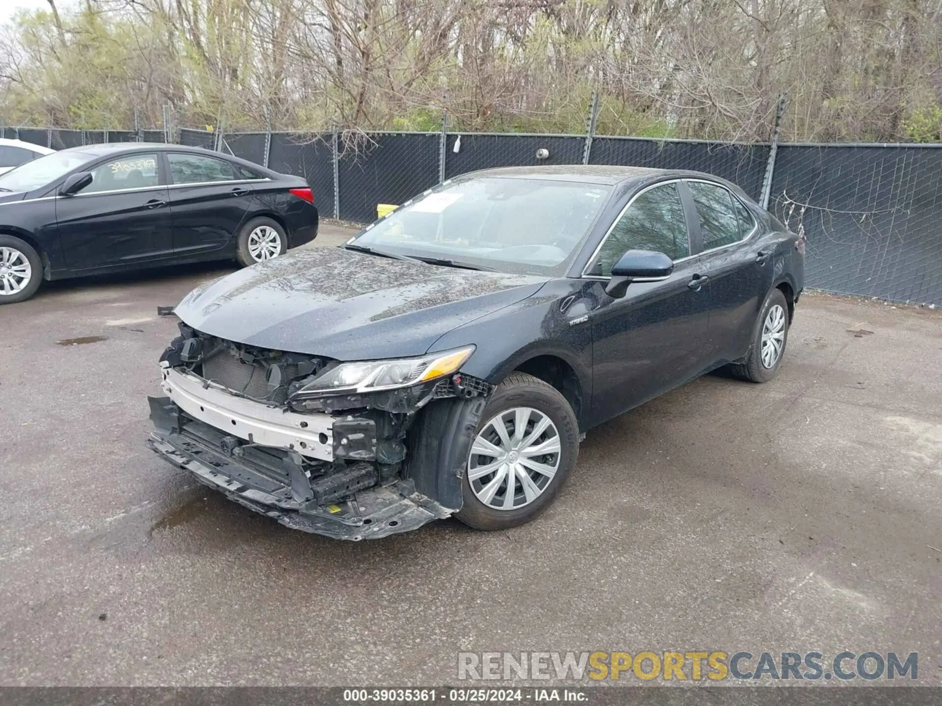 2 fotografías del automóvil dañado 4T1C31AK5MU551318 TOYOTA CAMRY 2021