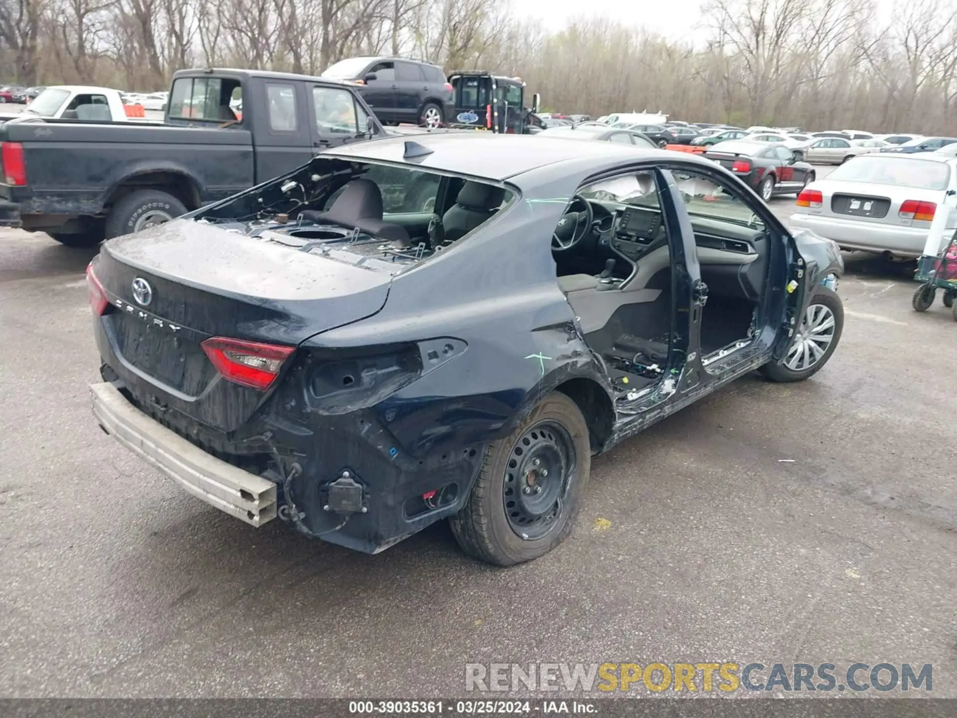 4 fotografías del automóvil dañado 4T1C31AK5MU551318 TOYOTA CAMRY 2021