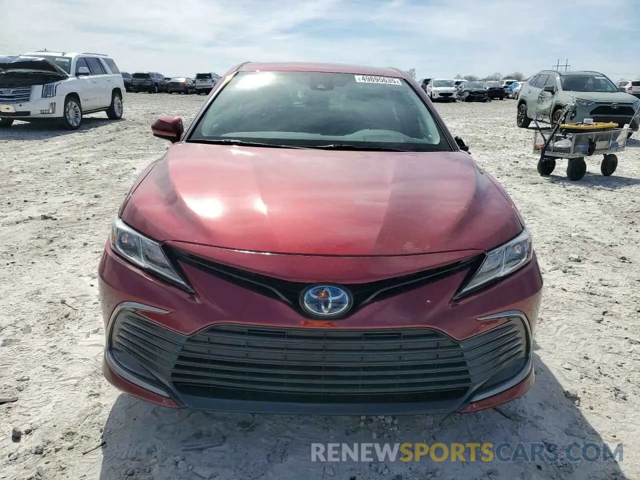 5 fotografías del automóvil dañado 4T1C31AK6MU559766 TOYOTA CAMRY 2021