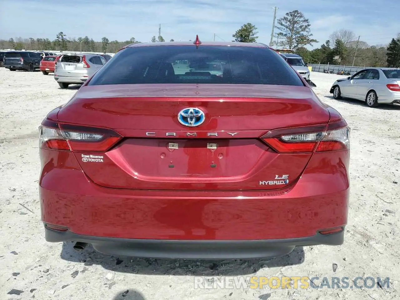 6 fotografías del automóvil dañado 4T1C31AK6MU559766 TOYOTA CAMRY 2021