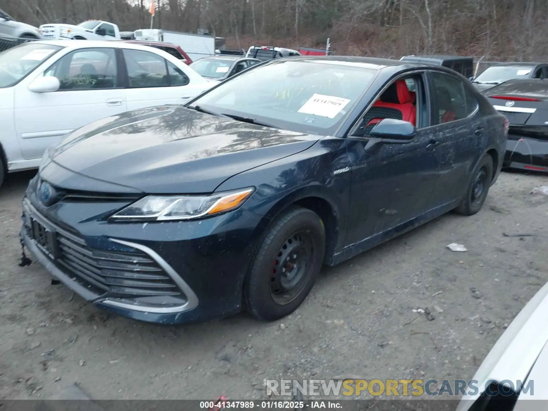 2 fotografías del automóvil dañado 4T1C31AK7MU554706 TOYOTA CAMRY 2021