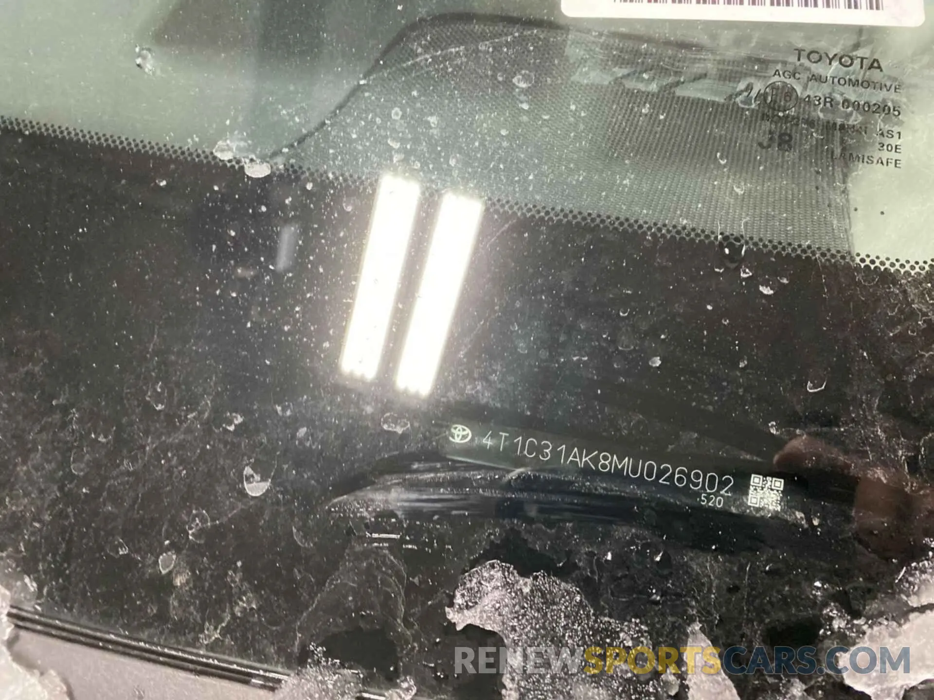 12 fotografías del automóvil dañado 4T1C31AK8MU026902 TOYOTA CAMRY 2021