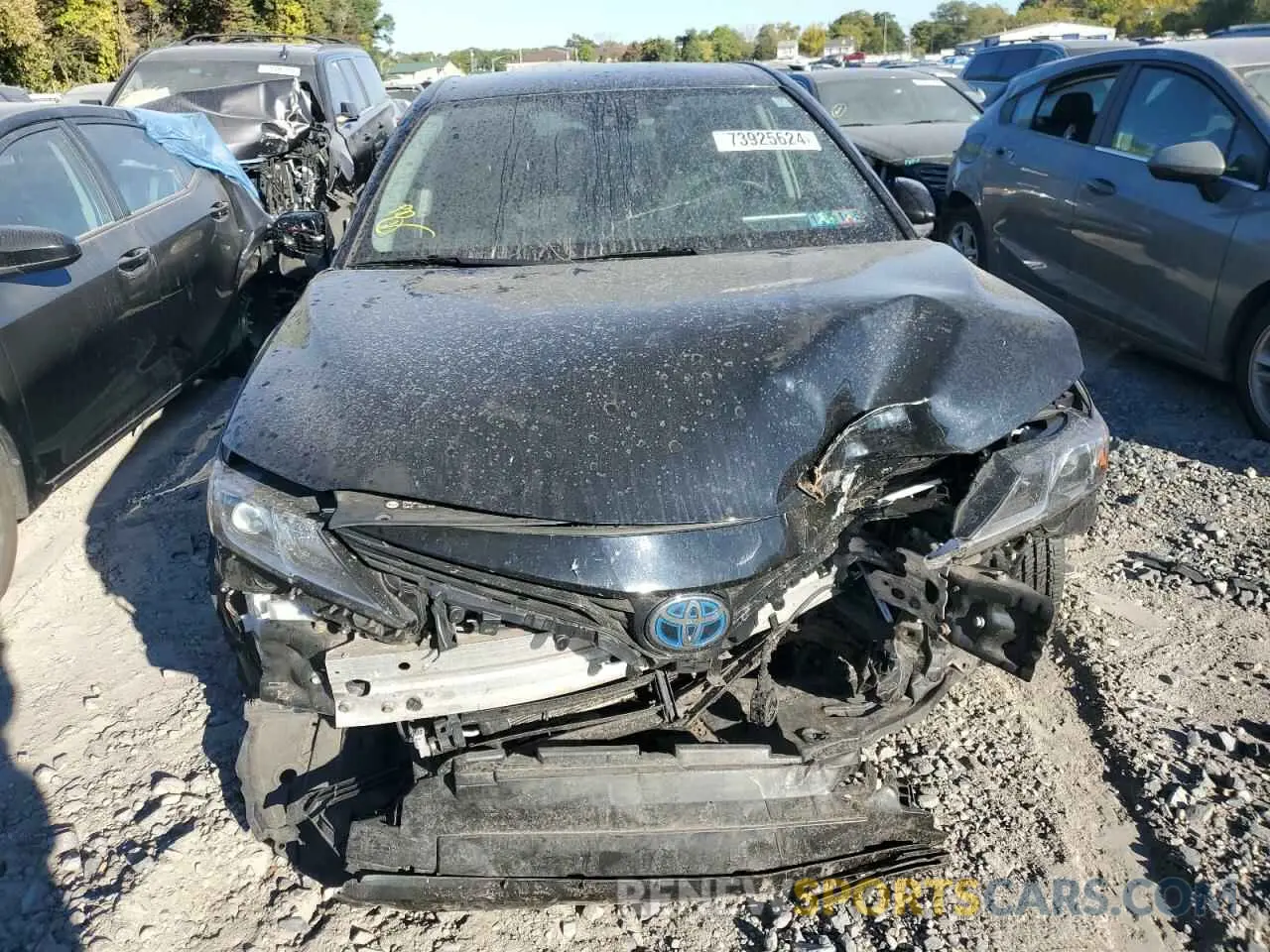 5 fotografías del automóvil dañado 4T1C31AK9MU566999 TOYOTA CAMRY 2021