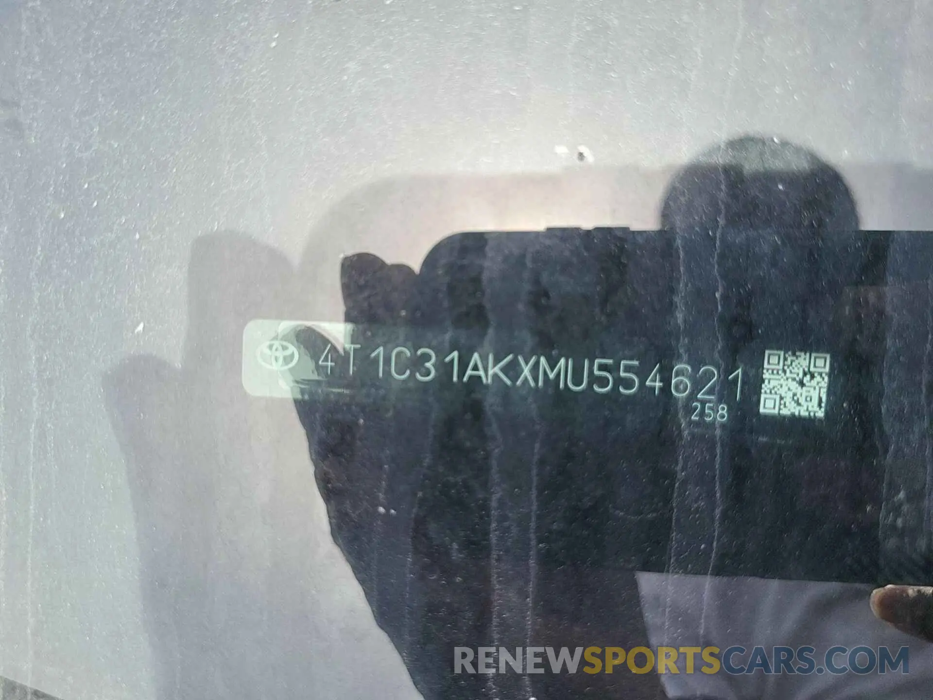 20 fotografías del automóvil dañado 4T1C31AKXMU554621 TOYOTA CAMRY 2021