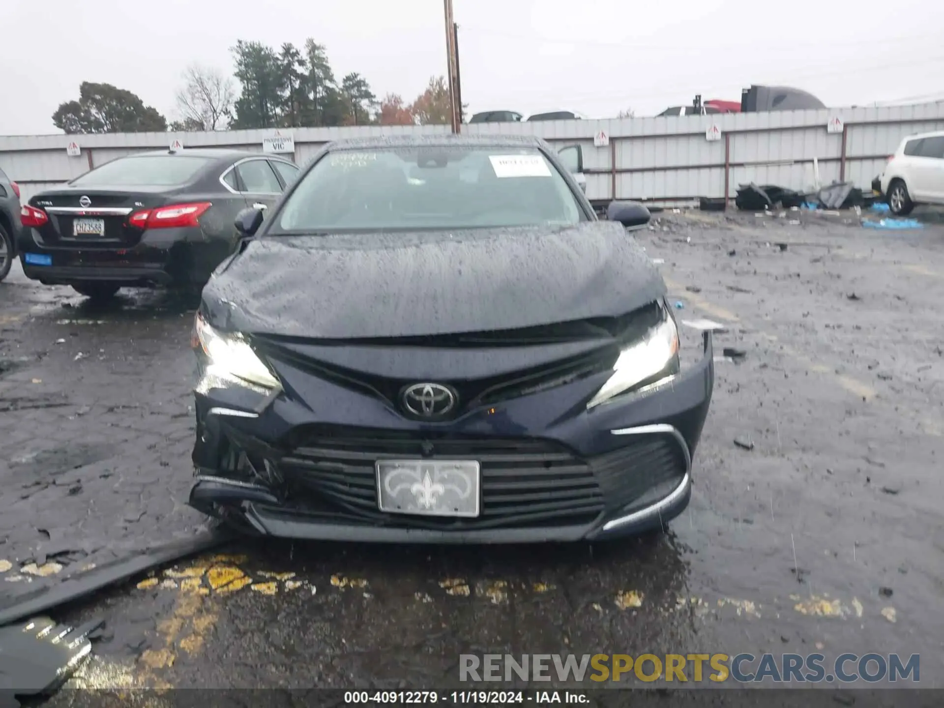 12 fotografías del automóvil dañado 4T1F11AK0MU599621 TOYOTA CAMRY 2021