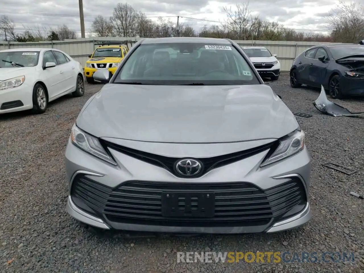 5 fotografías del automóvil dañado 4T1F11BK2MU027738 TOYOTA CAMRY 2021