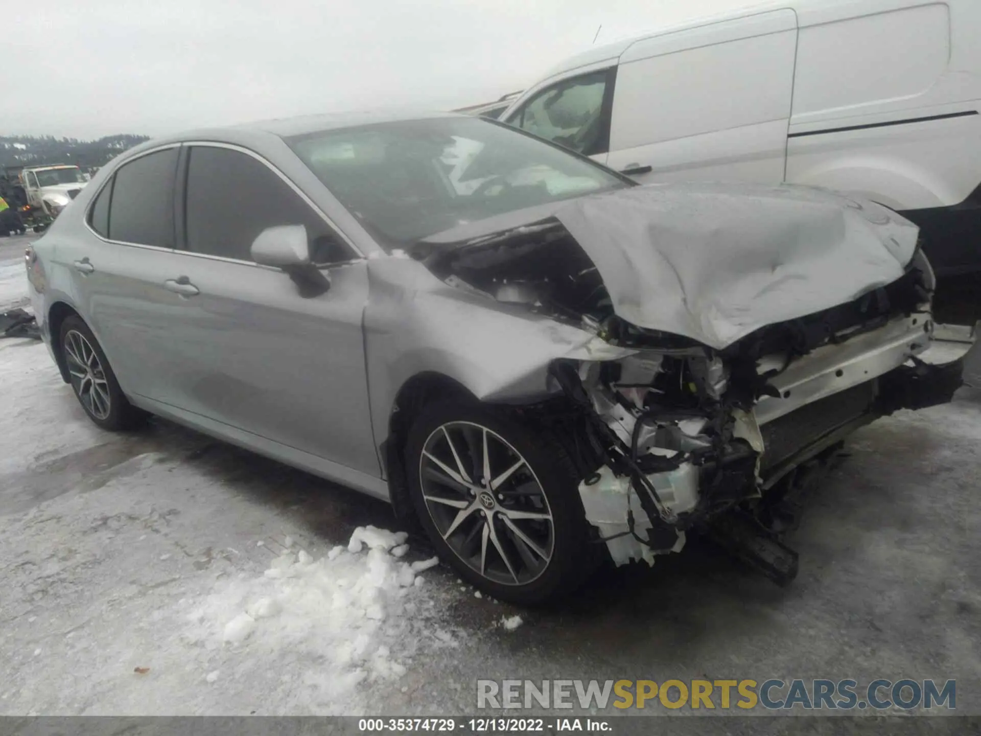 1 fotografías del automóvil dañado 4T1F11BK8MU045130 TOYOTA CAMRY 2021