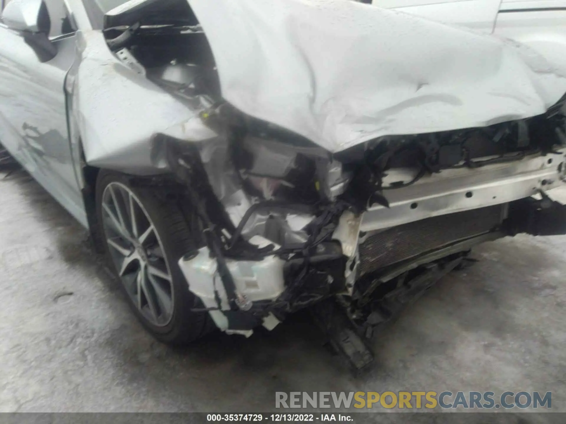 6 fotografías del automóvil dañado 4T1F11BK8MU045130 TOYOTA CAMRY 2021
