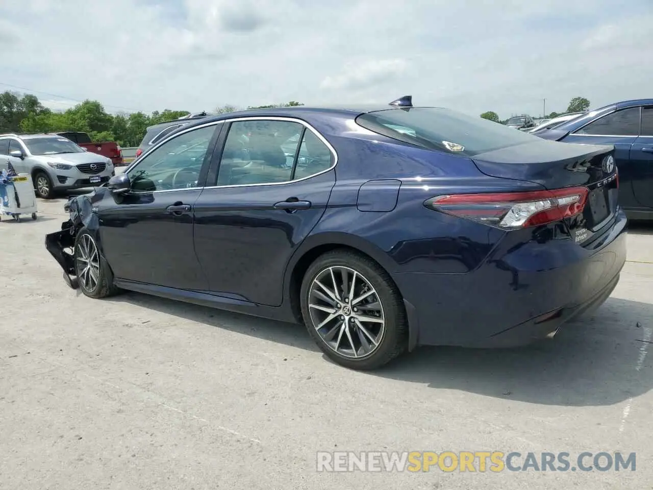 2 fotografías del automóvil dañado 4T1F31AK0MU547254 TOYOTA CAMRY 2021